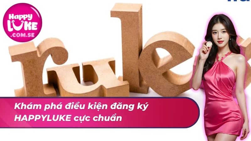 Các điều kiện đăng ký HAPPYLUKE cực chuẩn