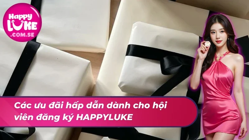 Ưu đãi dành cho hội viên đăng ký HAPPYLUKE